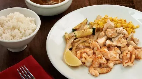 KIDS HIBACHI CHICKEN & SHRIMP