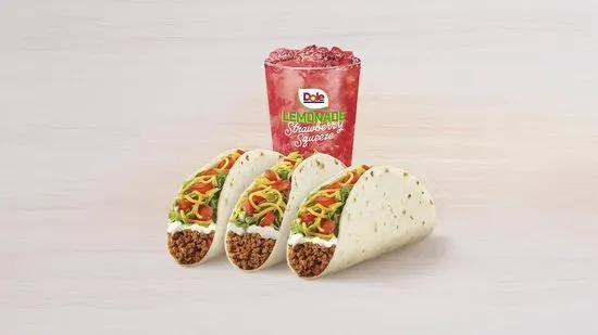 3 Soft Tacos Supreme® Combo