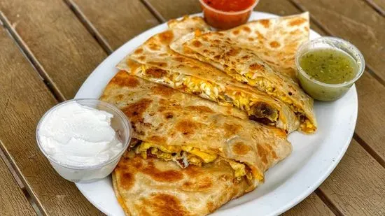 Chorizo Breakfast Quesadilla