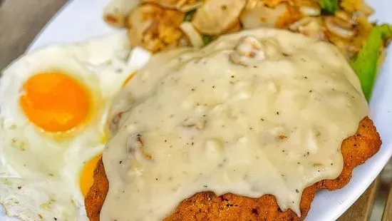 Chicken Fried Steak & Eggs