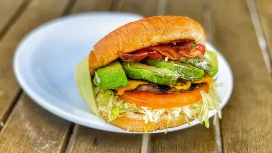 Bacon Avocado Cheeseburger