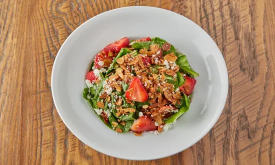 Spinach & Strawberry Salad (gf) (v)