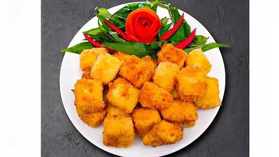 Đậu Hủ Rang Hột Vịt Muối / Fried Tofu with Salted Duck Eggs