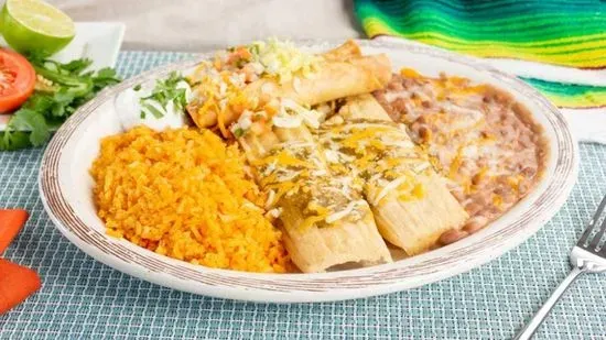 Combo 6 - Tamales & Taquitos