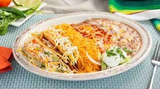 Combo 1 - Tacos and Enchiladas