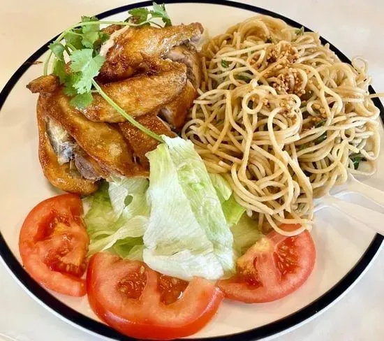 S2. Roasted Kui Fei Chicken with Garlic Noodle