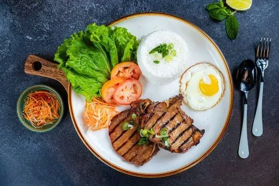 S22. Grilled Pork Chop White Rice