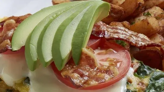 Bacon Avocado Omelet