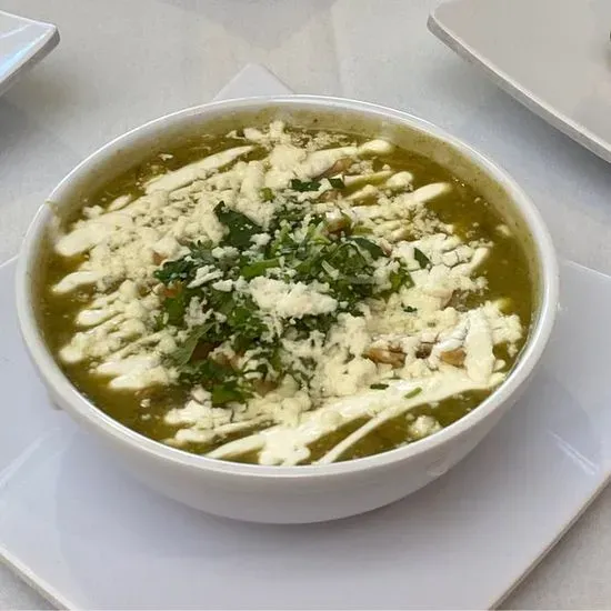 Green chicken Enchilada Soup