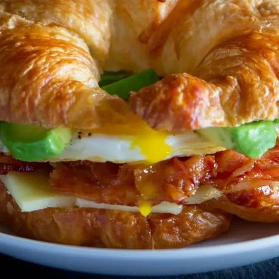 Croissant Sausage Sandwich