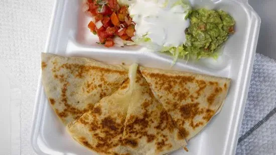 Flour Quesdadilla with Choice of Meat