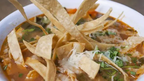 Rustic Chicken Tortilla Soup