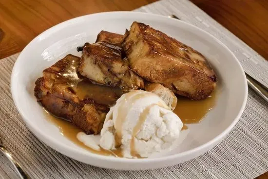 Bourbon Apple Bread Pudding