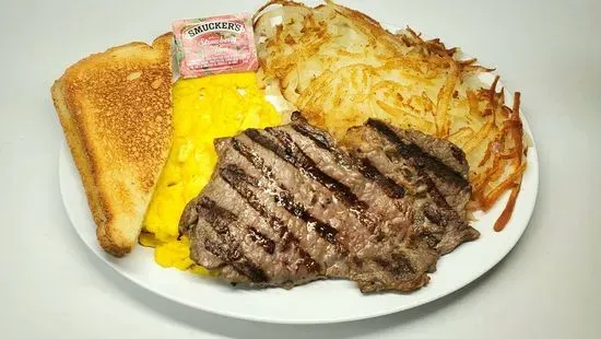 8oz Steak & Eggs