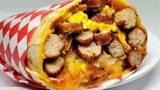 Sausage Breakfast Burrito