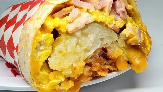 Ham Breakfast Burrito