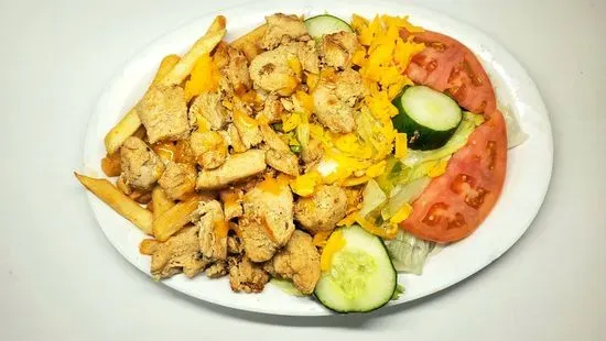 Grilled Chicken Salad w/ Fries