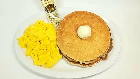 Eggs (3), Pancakes (3)