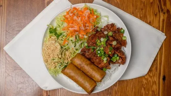 Grilled Pork & Egg Rolls Vermicelli