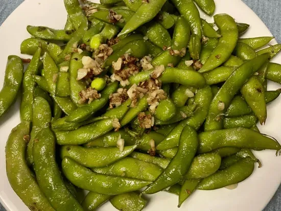 Garlic Edamame