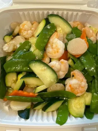 16. Snow Peas Prawns