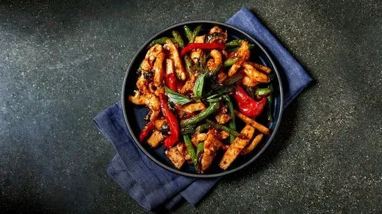 Fiery Chicken with Tofu