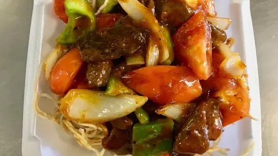 Beef Tomato Chow Mein-番茄牛炒面