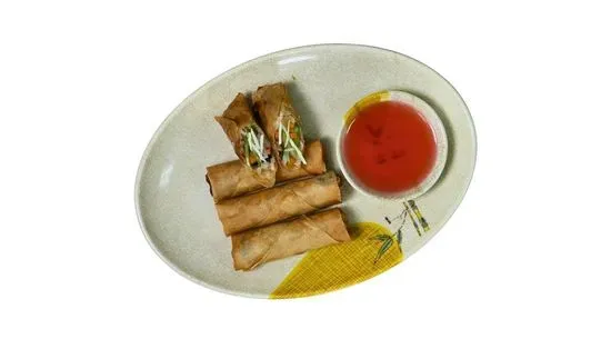 Vegetable Egg Rolls(4pcs)-素春卷(4)