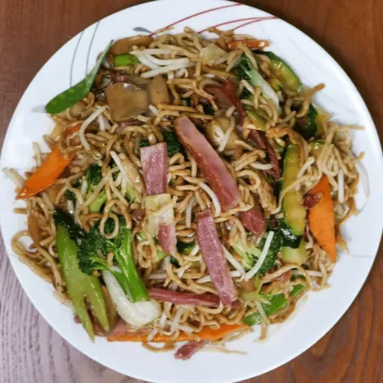 Chinese Style Pork Chow Mein-中式猪炒面