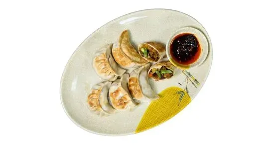 Vegetable Pot Stickers(6pcs)-蔬菜锅贴(6)