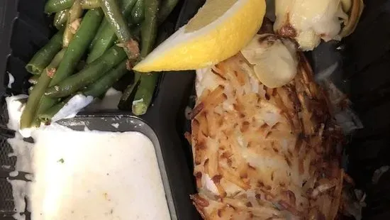 Potato Crusted Halibut