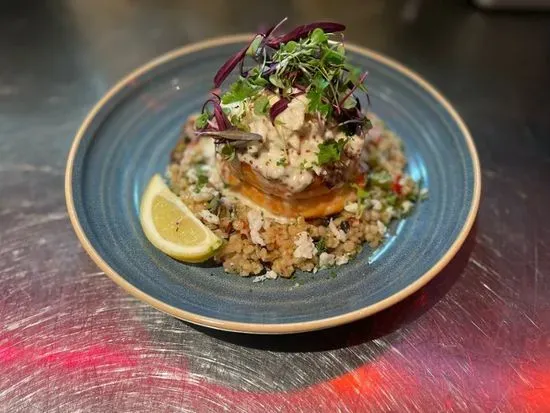 CRAB STUFFED SALMON