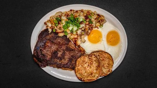 Ribeye steak & eggs