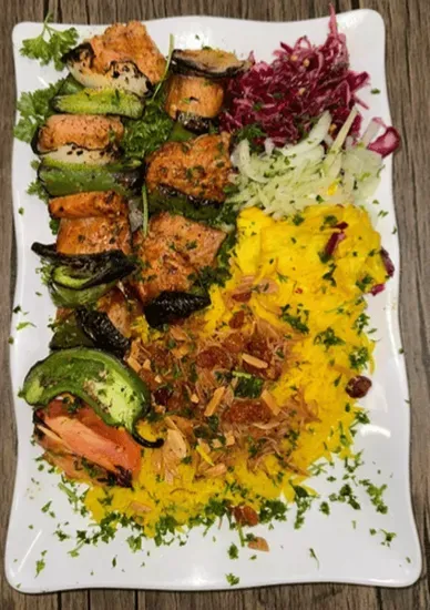 Salmon Tikka Plate 