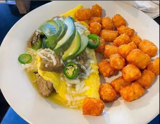 Chile Verde Omelette