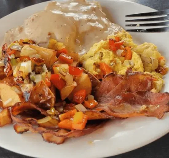 Biscuits , Gravy and Eggs