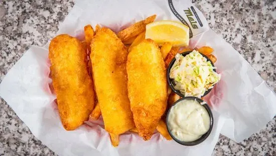 Beer Battered Cod (3 Pieces)