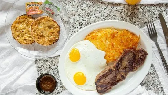 6 oz. New York Steak & 2 Eggs