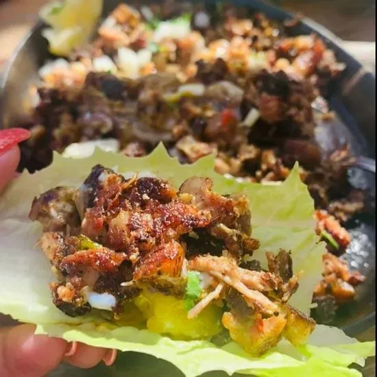 Sisig Lettuce Wrap