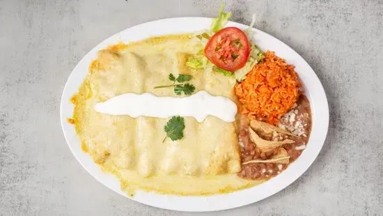 Red or Green enchiladas