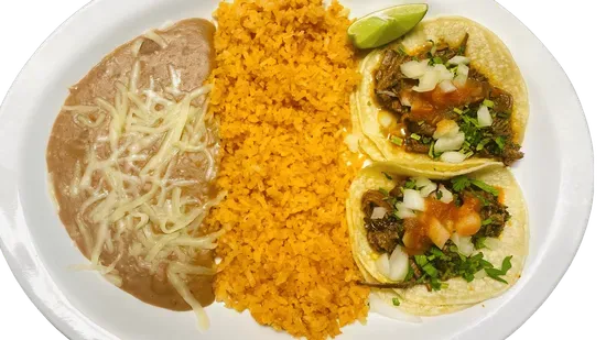 2 Tacos plate