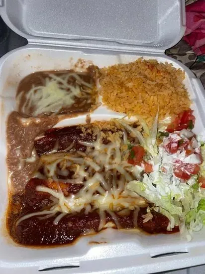 Enchiladas Plate