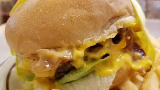 Burger Patty & Eggs Sand