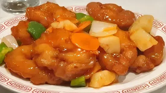 Sweet & Sour Prawns / 古老蝦