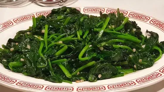 Wok Fried Spinach with Garlic / 菠菜