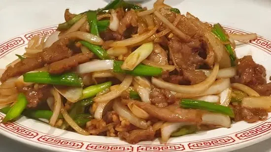 Green Onion Beef / 蔥爆牛肉