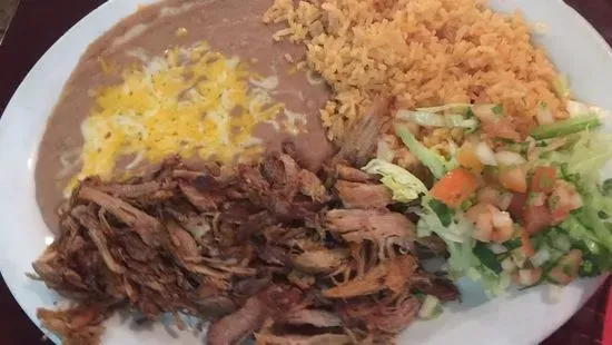 12. Carnitas, Rice & Beans