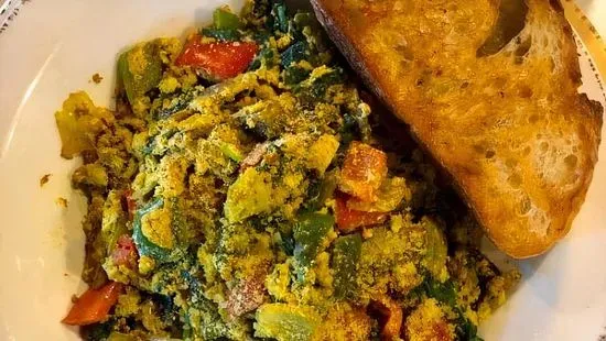 Vegan Veggie Tofu Scramble