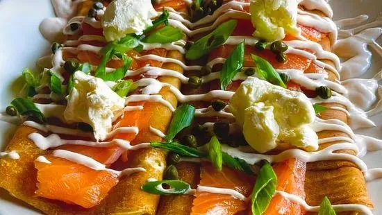 Smoked Salmon Crepe