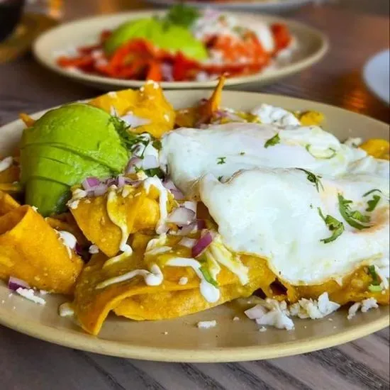 Mel's Green Chilaquiles